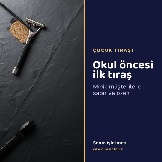 Çocuk tıraşı gönderisi