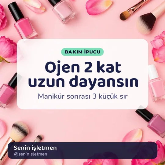 Manikür bakım ipucu gönderisi